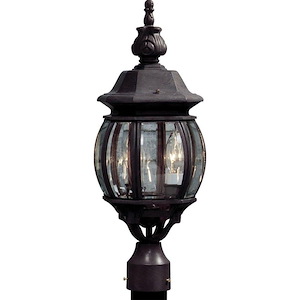 Classico-3 Light Outdoor Post Mount in Traditional Outdoor Style-8 Inches Wide by 20 Inches High - 185409
