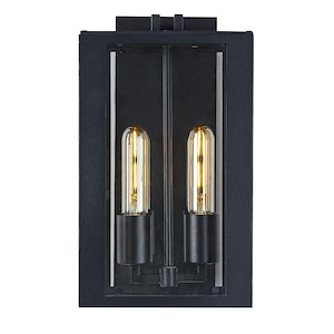 Waterville  - 2 Light Outdoor Wall Mount-6.1 Inches Tall and 6.25 Inches Wide