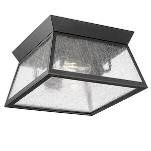 Lucian - 2 Light Outdoor Flush Mount-8 Inches Tall and 14 Inches Wide