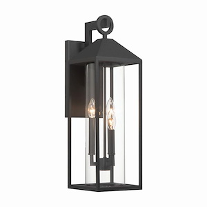 Portside - 100W 3 LED Outdoor Wall Lantern-24 Inch Tall and 7.5 Inch Wide - 1399488