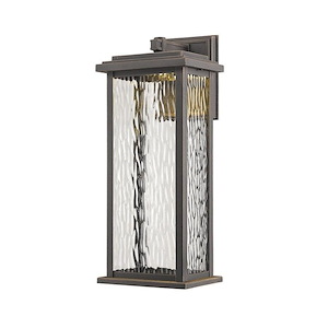 Sussex Drive-9W 1 LED Outdoor Wall Mount in Contemporary Outdoor Style-6.5 Inches Wide by 17 Inches High