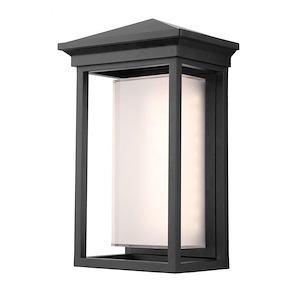 Overbrook-12W 1 LED Outdoor Wall Mount-6.75 Inches Wide by 14 Inches High - 615357