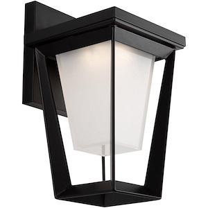 Waterbury - 10W LED Outdoor Wall Mount In Transitional Style-9.06 Inches Tall and 6.5 Inches Wide