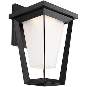 Waterbury - 15W LED Outdoor Wall Mount In Transitional Style-11 Inches Tall and 7.9 Inches Wide