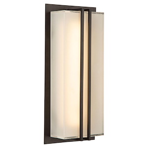 Sausalito - 15W LED Outdoor Wall Mount In Transitional Style-11.81 Inches Tall and 2.8 Inches Wide
