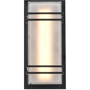Sausalito - 15W LED Outdoor Wall Mount In Transitional Style-11.81 Inches Tall and 2.8 Inches Wide