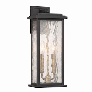Estate - 2 Light Outdoor Wall Mount-17 Inch Tall and 7 Inch Wide