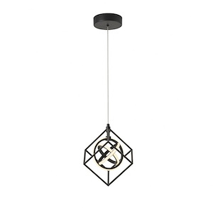 Tulip - 15W LED Pendant In  Style-10.62 Inches Tall and 10.23 Inches Wide