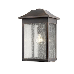 Morgan-1 Light Outdoor Wall Mount in Traditional Outdoor Style-9 Inches Wide by 16 Inches High