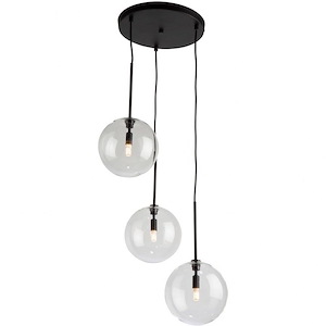 Pinpoint - 3 Light Pendant In Urban Style-15.75 Inches Tall and 18.1 Inches Wide