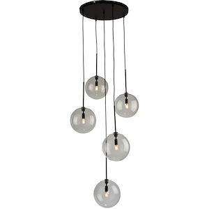 Pinpoint - 5 Light Pendant In Urban Style-15.75 Inches Tall and 22.1 Inches Wide - 1107658