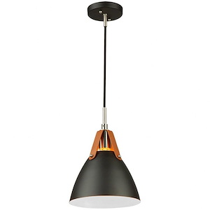 Tote - 1 Light Pendant In Urban Retro Style-11.5 Inches Tall and 9 Inches Wide