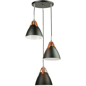 Tote - 3 Light Pendant In Urban Retro Style-11.5 Inches Tall and 16.5 Inches Wide