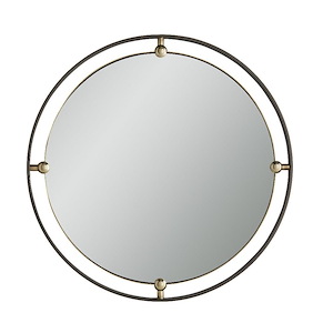 Janey - Round Mirror-30 Inches Wide