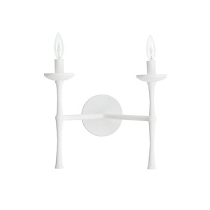 Julie - 2 Light Wall Sconce-12.5 Inches Tall and 14 Inches Wide