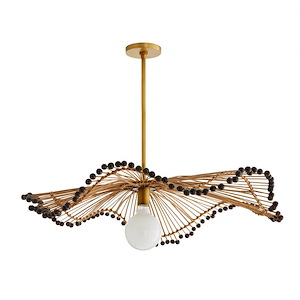 Waverly - 1 Light Pendant-8.5 Inches Tall and 35 Inches Wide