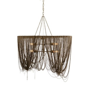 Layla - 4 Light Pendant-44 Inches Tall and 36 Inches Wide