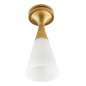 Shauna - 1 Light Flush Mount-12 Inches Tall and 5 Inches Wide
