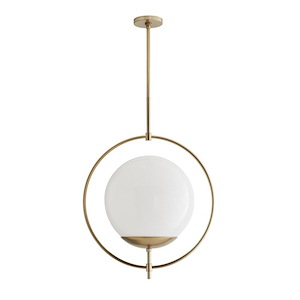 Volta - 1 Light Pendant-26 Inches Tall and 24 Inches Wide