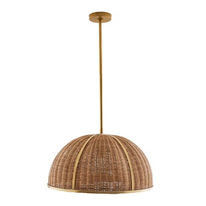 Palma - 1 Light Pendant-16.5 Inches Tall and 22.5 Inches Wide
