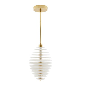 Penelope - 1 LED Pendant-24 Inches Tall and 12.5 Inches Wide