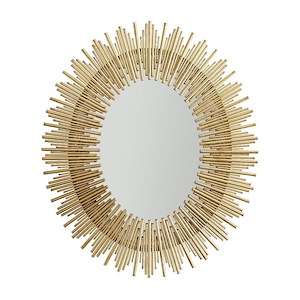 Prescott - Large Oval Mirror-40.5 Inches Tall and 34 Inches Wide - 1307552
