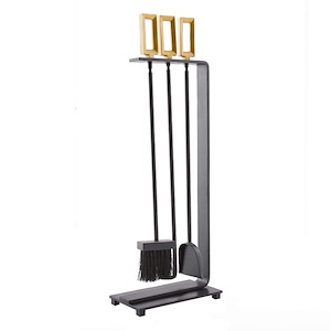 Roanoke - Fireplace Tool Set-32.5 Inches Tall and 12 Inches Wide
