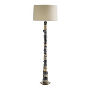 Miller - 1 Light Floor Lamp-74 Inches Tall and 23 Inches Wide