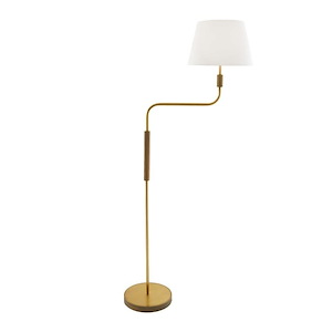 Simpson - 1 Light Floor Lamp-70 Inches Tall and 15.5 Inches Wide