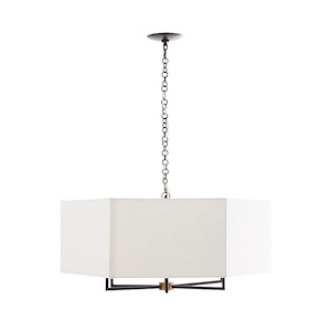 Oxford - Chandelier-14 Inches Tall and 32 Inches Wide