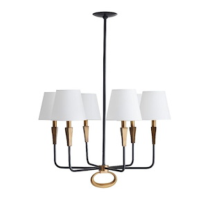 Jeremiah - 6 Light Chandelier-27.5 Inches Tall and 31 Inches Wide
