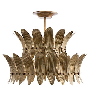 Analise - 8 Light 2-Tier Chandelier-42 Inches Tall and 26 Inches Wide