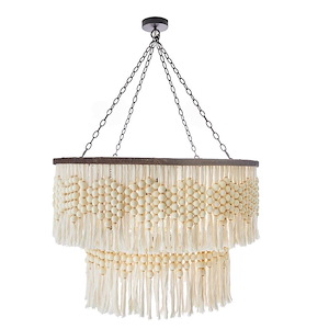 Pippa - 8 Light Chandelier-40 Inches Tall and 38 Inches Wide
