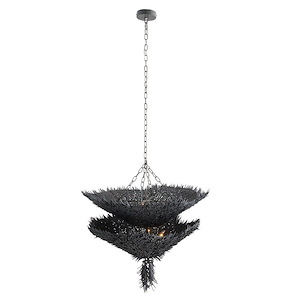 Aukland - 9 Light Chandelier-42 Inches Tall and 38 Inches Wide