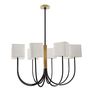 Ruskin - 8 Light Chandelier-27.5 Inches Tall and 36 Inches Wide