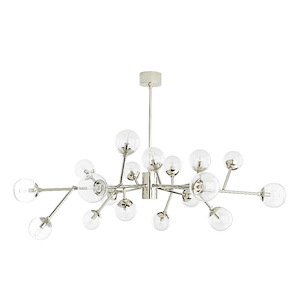 Dallas - 18 Light Medium Chandelier-8.5 Inches Tall and 58 Inches Wide