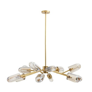 Javier - 12 Light Chandelier-15 Inches Tall and 44 Inches Wide