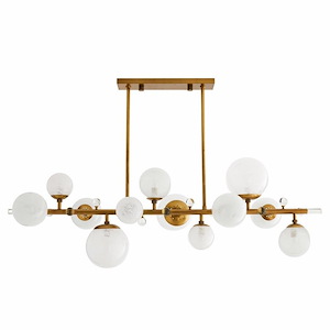 Troon - 12 Light Chandelier-21 Inches Tall and 56 Inches Wide