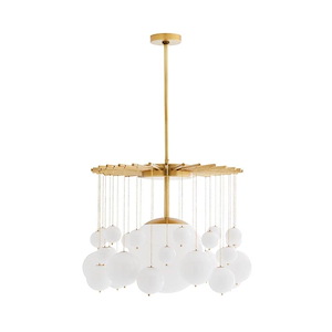 Mira - Chandelier-24 Inches Tall and 24 Inches Wide