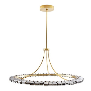 Santorini - LED Chandelier-24.5 Inches Tall and 44 Inches Wide