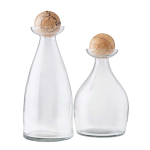 Thayer - Decanter (Set of 2)-12.5 Inches Tall and 6.5 Inches Wide