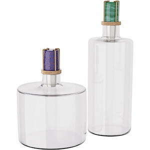 Adalyn - Decanter (Set of 2)-11 Inches Tall and 11 Inches Wide
