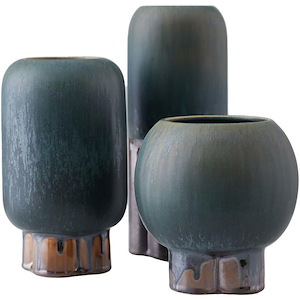 Tutwell - Vase (Set of 3)-10 Inches Tall and 6 Inches Wide