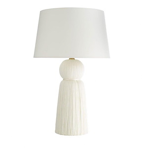 Tassel - 1 Light Table Lamp-29 Inches Tall and 18 Inches Wide