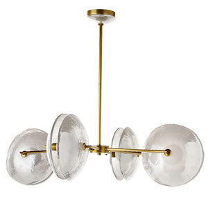 Whitney - 4 Light Chandelier-14 Inches Tall and 40 Inches Wide