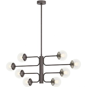 Baltimore - 8 Light Chandelier-19 Inches Tall and 39 Inches Wide