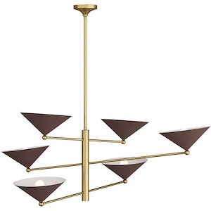 Mcvey - 6 Light Chandelier-31.5 Inches Tall and 27 Inches Wide