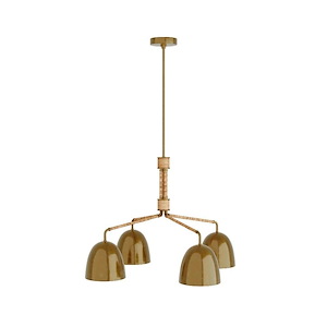 Worth - 4 Light Chandelier-30.5 Inches Tall and 40.5 Inches Wide