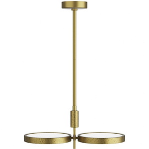 Alexander - 40W 2 LED Chandelier-16 Inches Tall and 26 Inches Wide