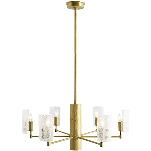 Zeki - 6 Light Chandelier-19.5 Inches Tall and 29 Inches Wide